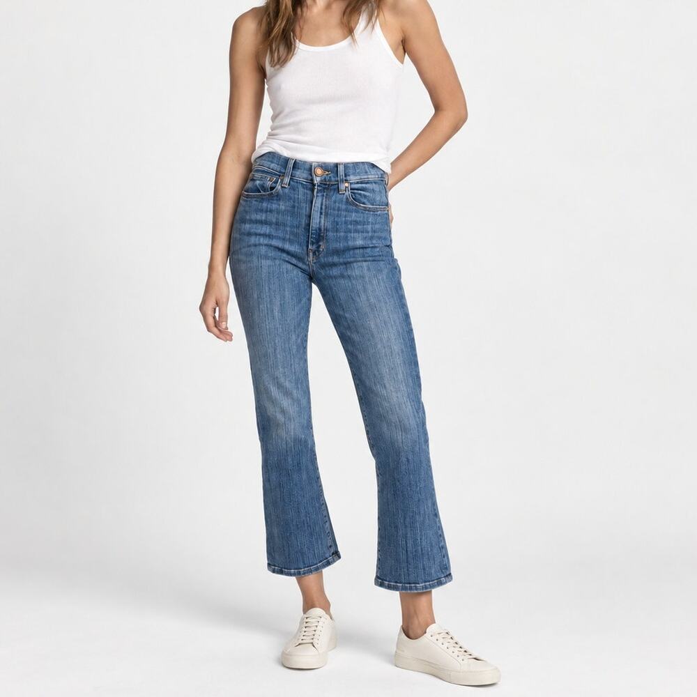 AYR The POP Jeans Straight Crop Ankle medium Wash size 28